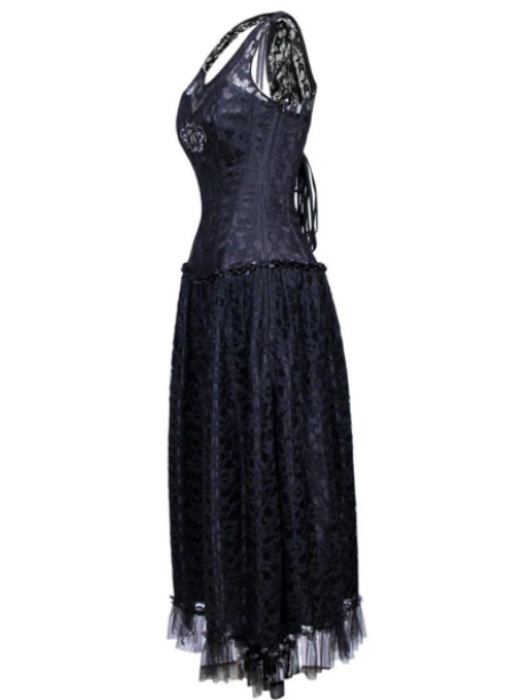 Ibbie Luxe Overbust One Piece Corset Dress)