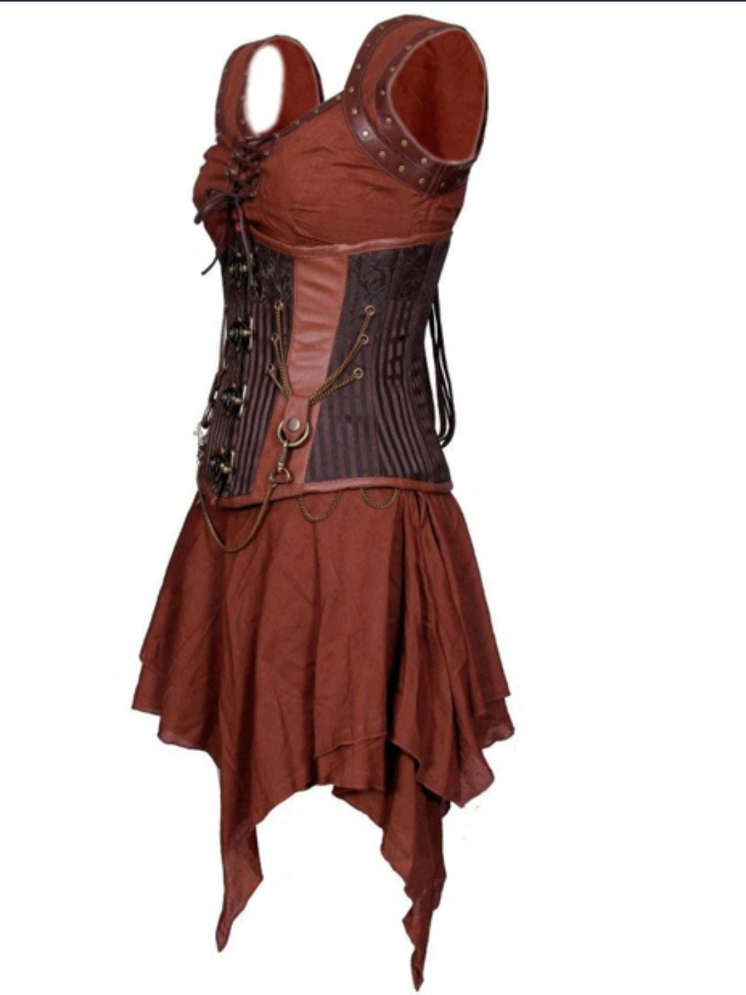 Authentic Steampunk Underbust Corset Dress