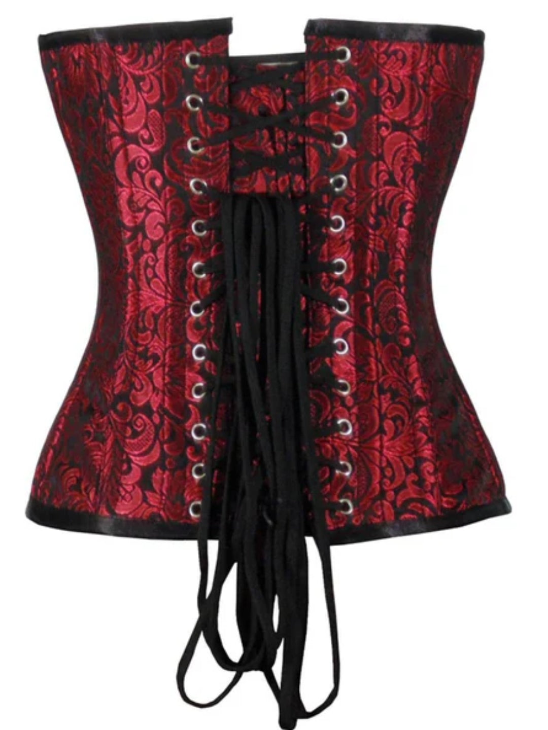 Urania Authentic Overbust Corset in Black & Red