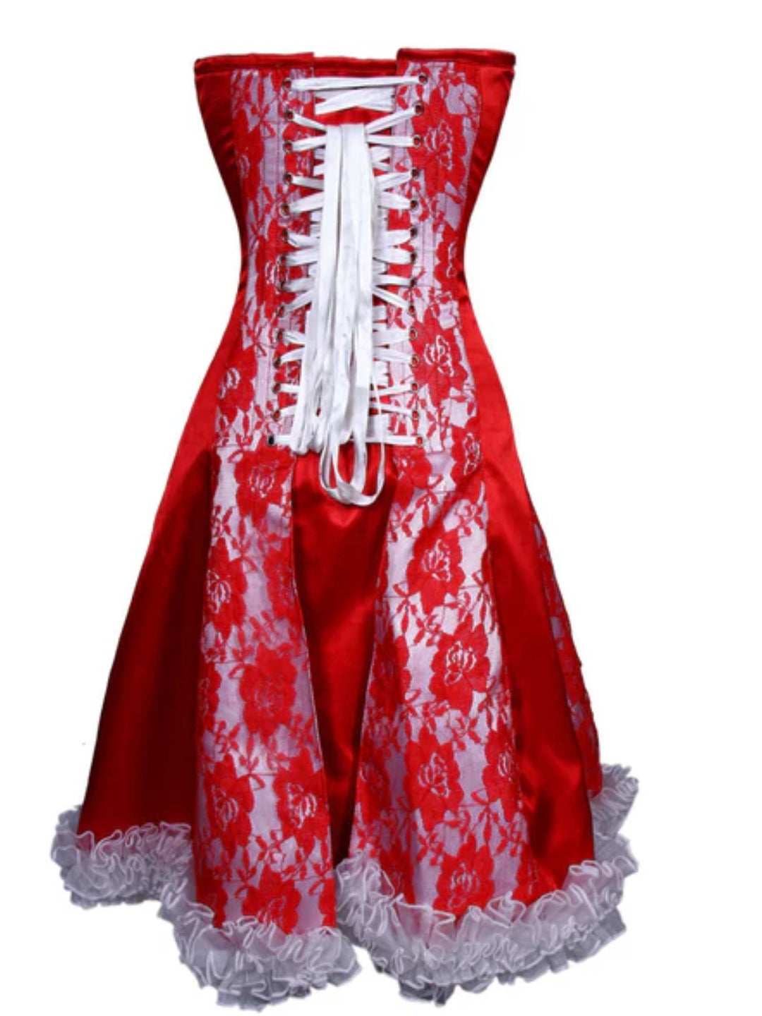 Luxe Satin Overbust Corset Dress