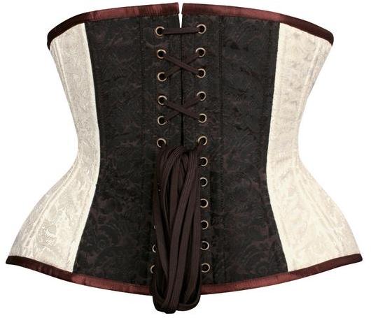 Brocade Authentic Steel Boned Underbust Waist Training Corset