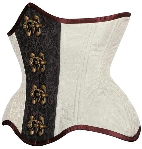Brocade Authentic Steel Boned Underbust Waist Training Corset