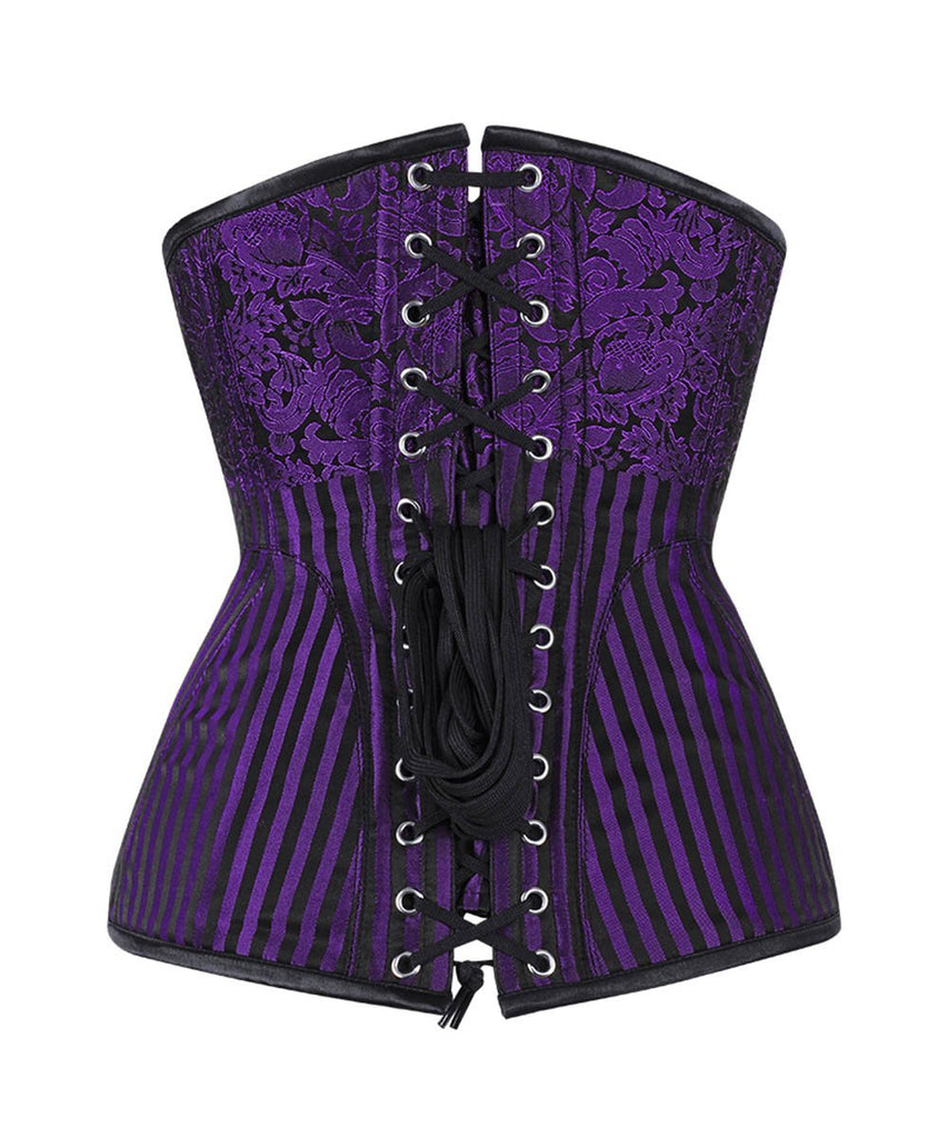 Brocade Authentic Steel Boned Waist Training Underbust Corset