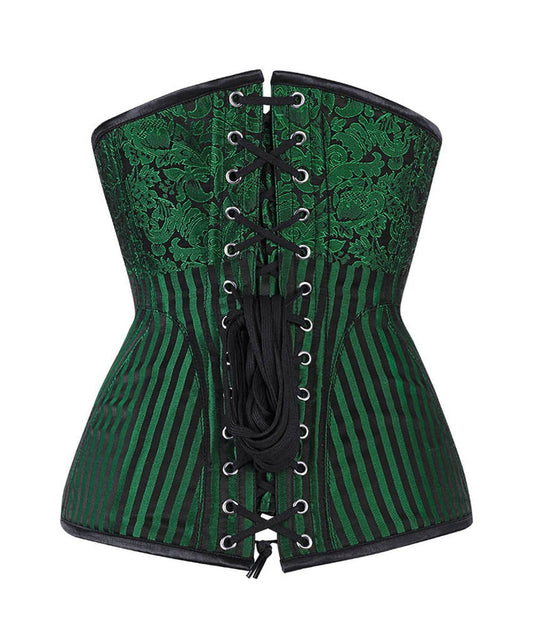 Brocade Authentic Steel Boned Waist Training Underbust Corset
