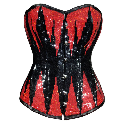 Buy Sequined Overbust Corset in USA