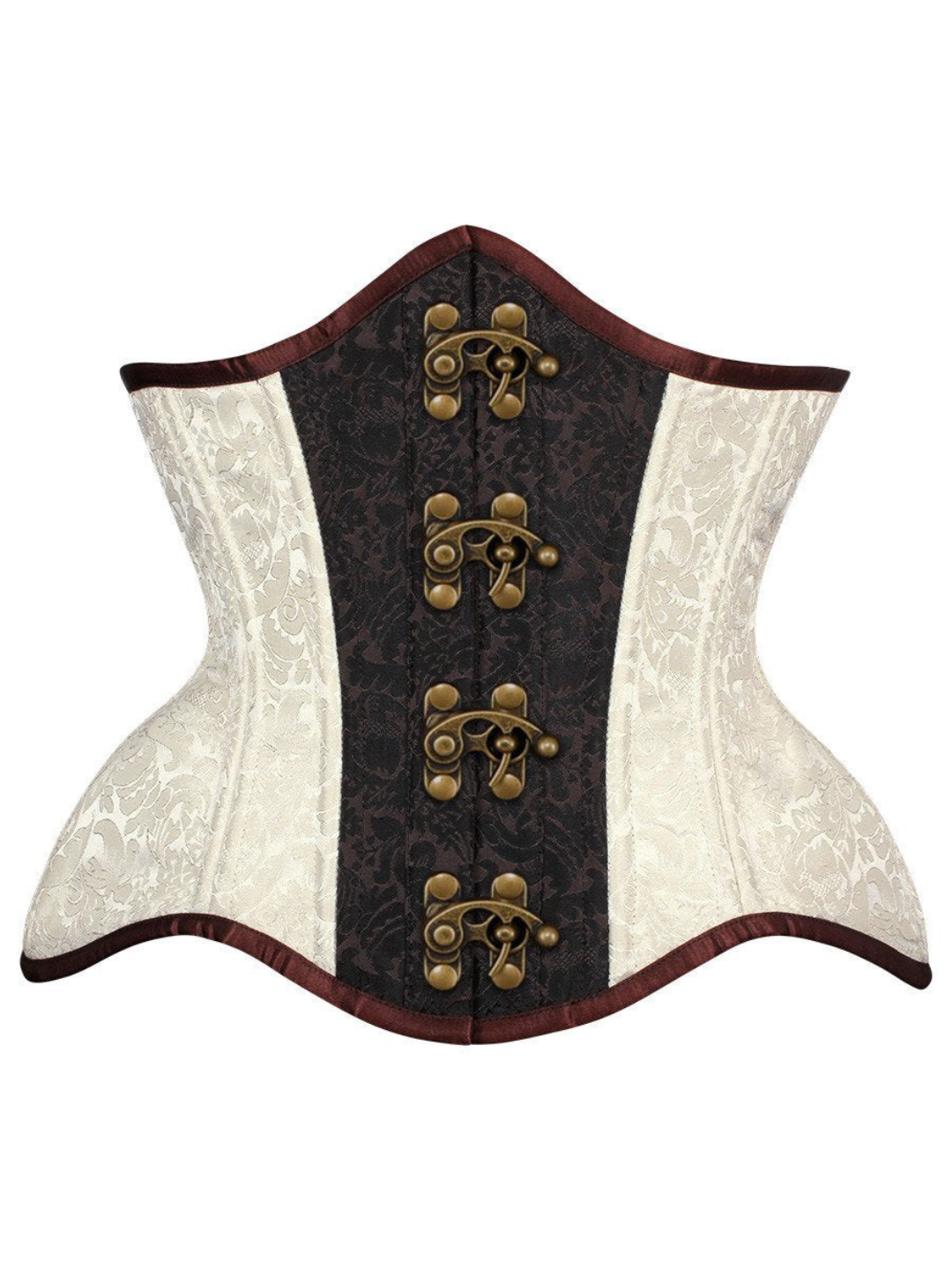Brocade Authentic Steel Boned Underbust Waist Training Corset