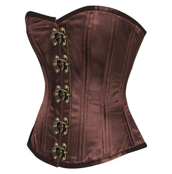 Satin Waist Training Overbust Corset
