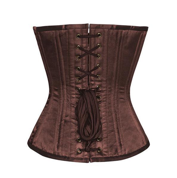 Satin Waist Training Overbust Corset