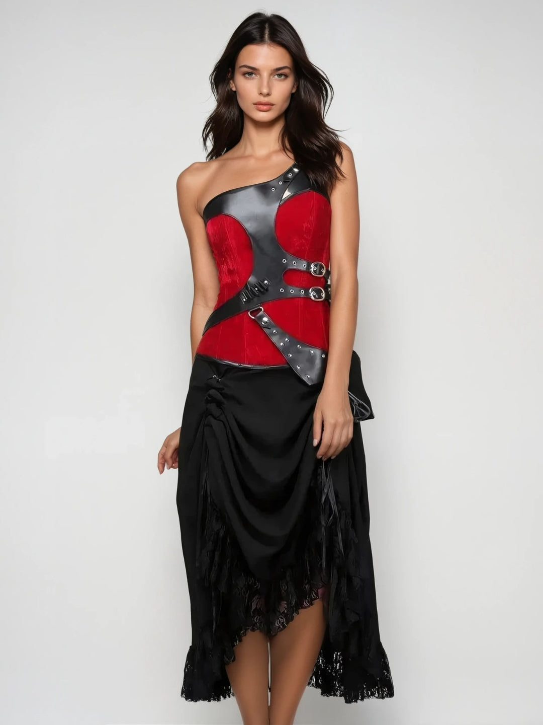 Vigne Steel Boned Gothic Corset Dress