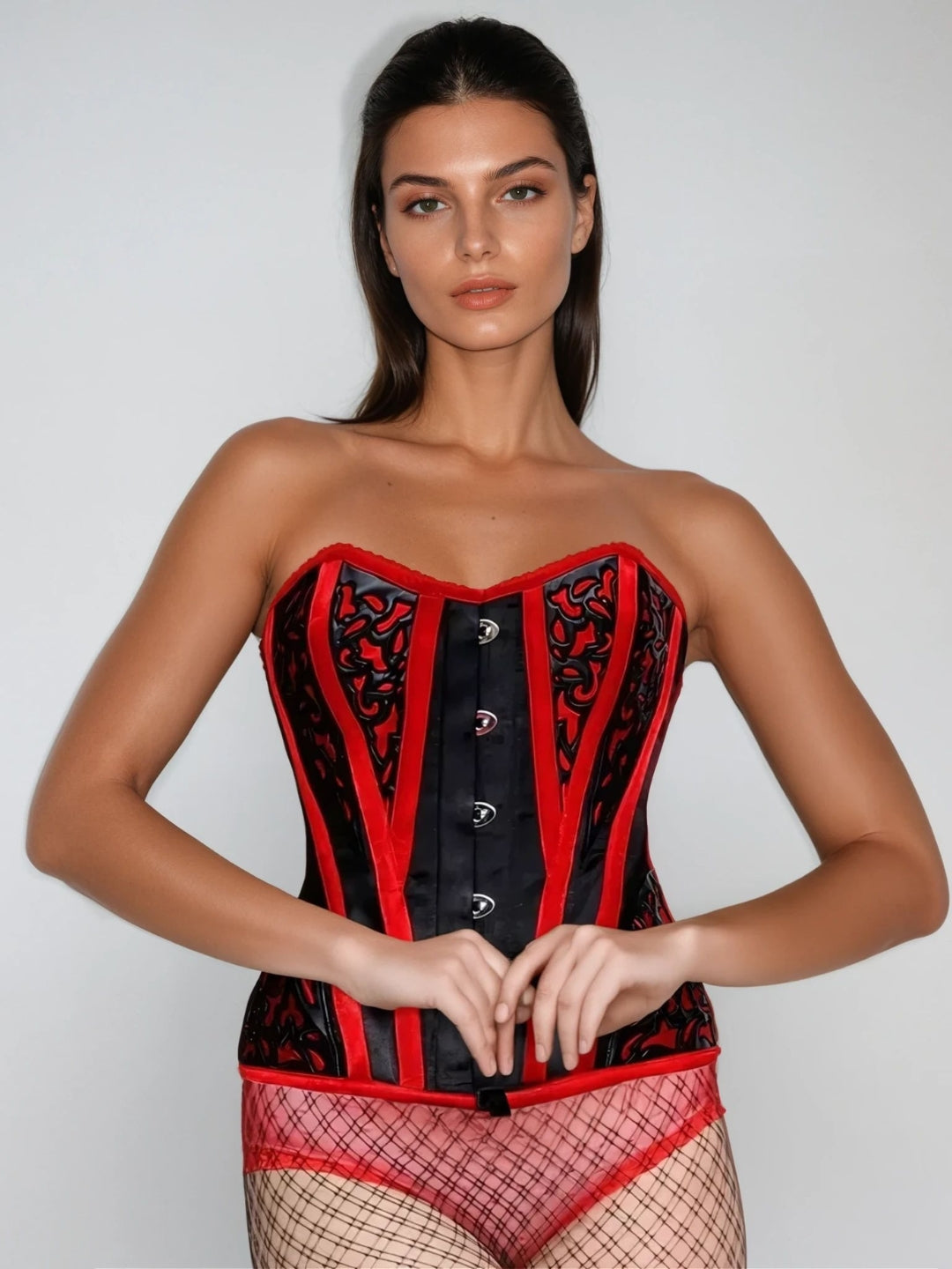 Estrella Gothic Authentic Steel Boned Overbust Corset