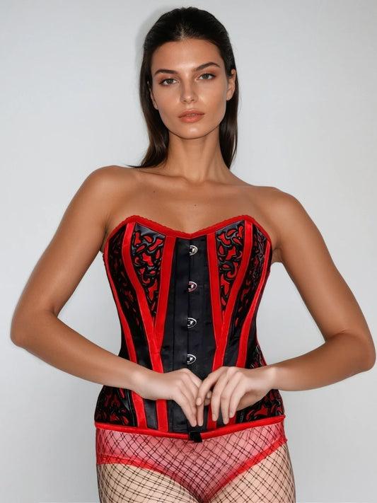 Estrella Gothic Authentic Steel Boned Overbust Corset
