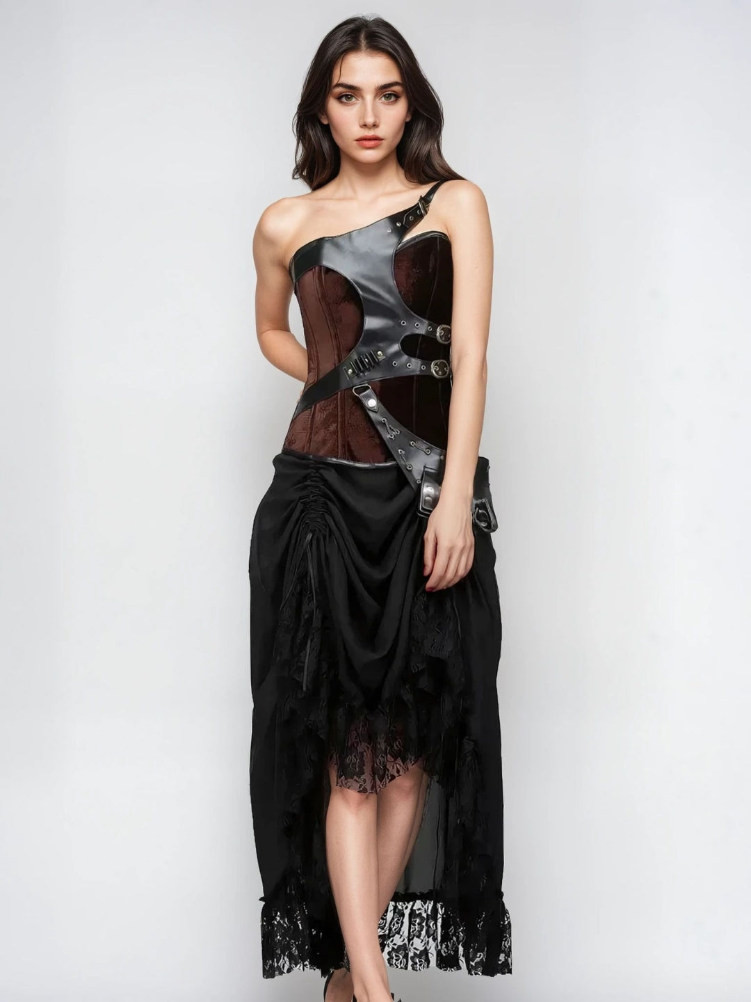 Embrace Steel Boned Punk Corset Dress