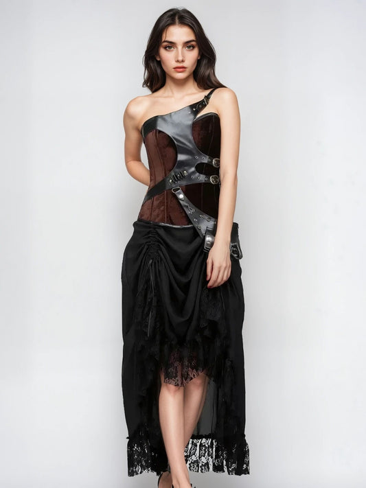 Embrace Steel Boned Punk Corset Dress