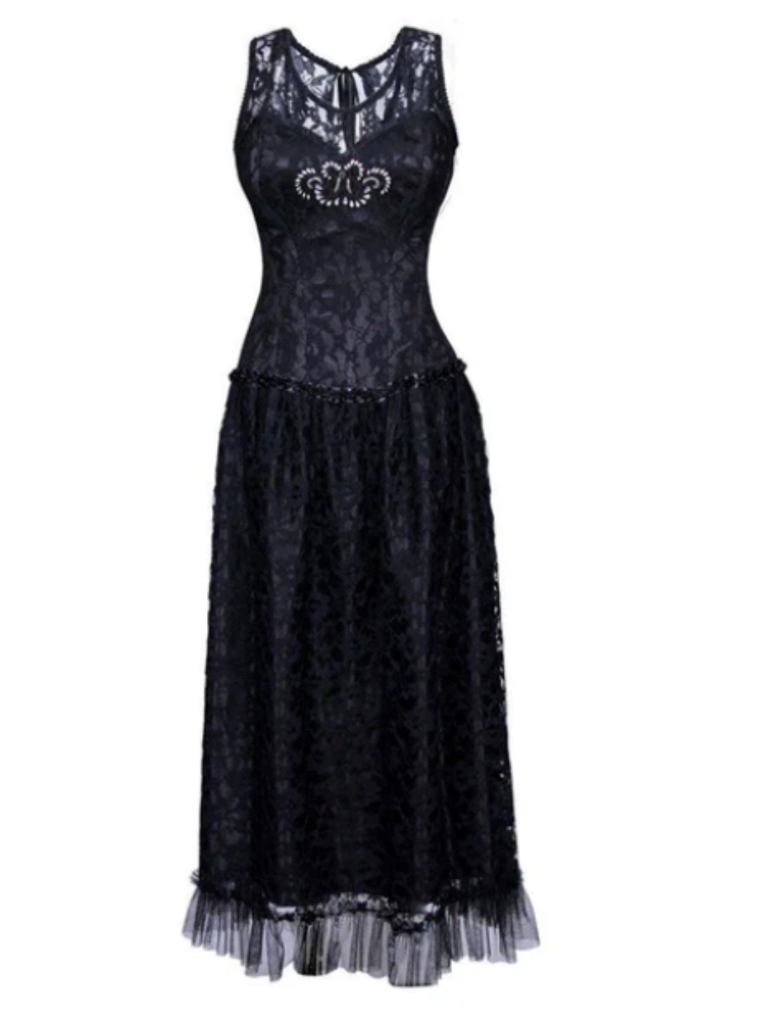 Ibbie Luxe Overbust One Piece Corset Dress)