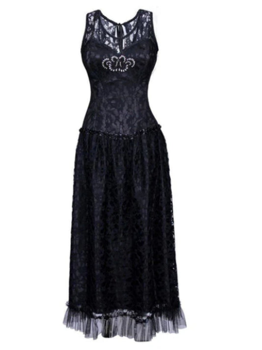 Ibbie Luxe Overbust One Piece Corset Dress)