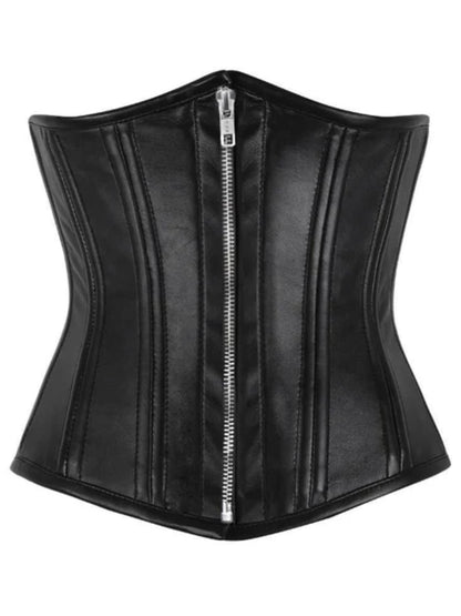 Premium Leather Waist Training Underbust Corset