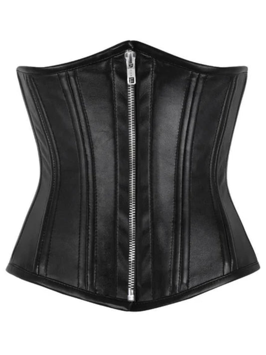 Premium Leather Waist Training Underbust Corset