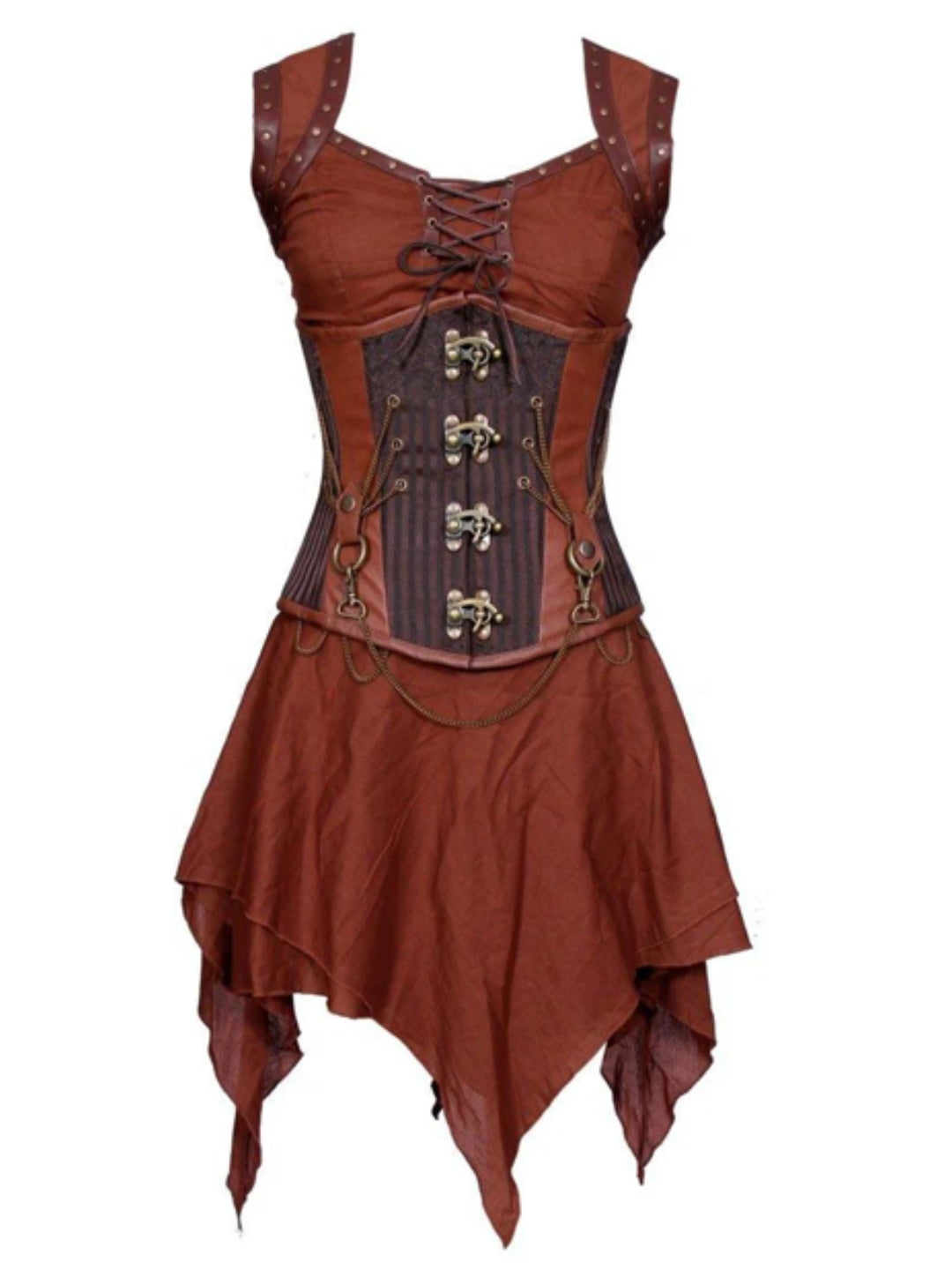 Authentic Steampunk Underbust Corset Dress