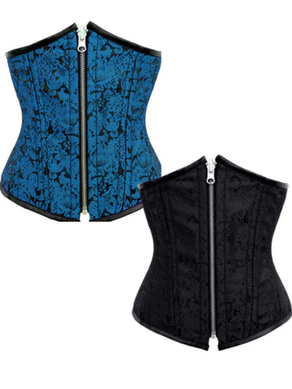Gerard Reversible Steel Boned Underbust Waist Corset