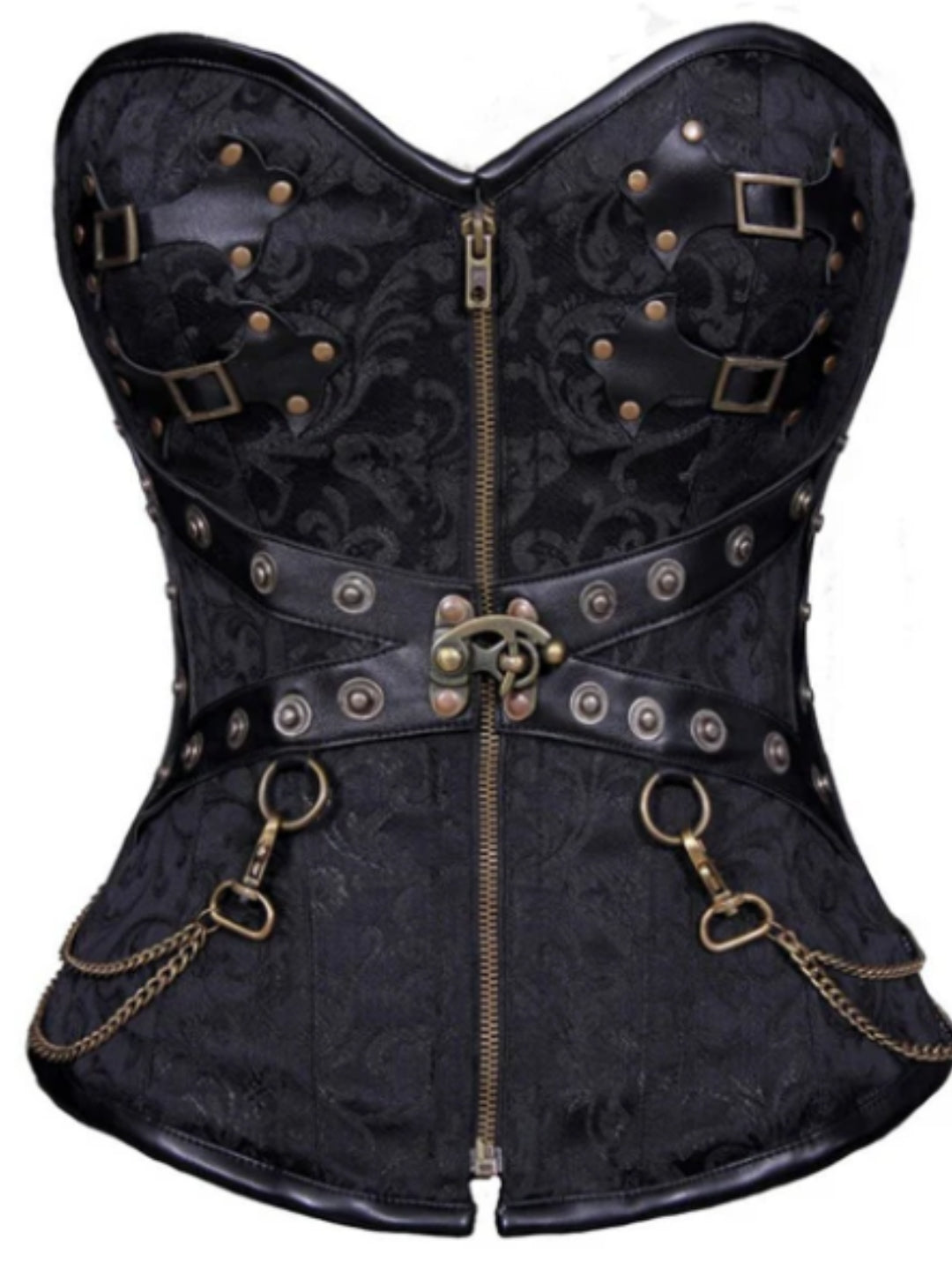 Black Tamiko Overbust Corset