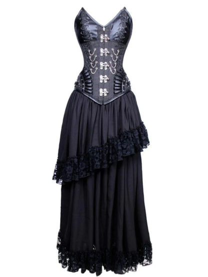Authentic Jacobina Steel Boned Corset Dress