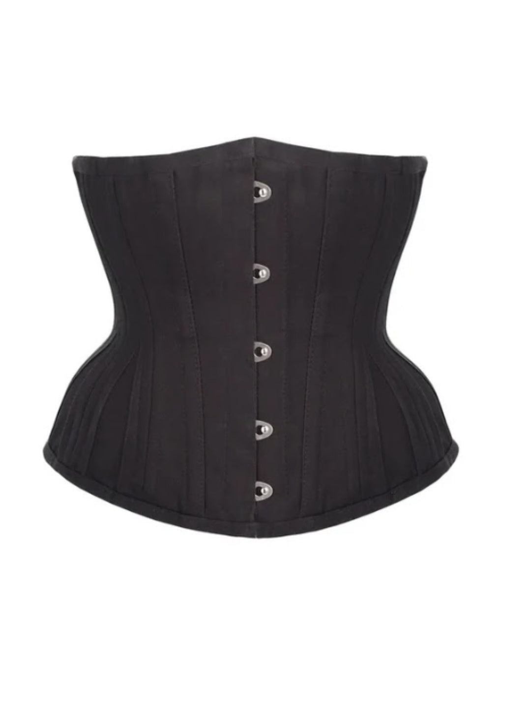 Valeriya Black Underbust Short Corset