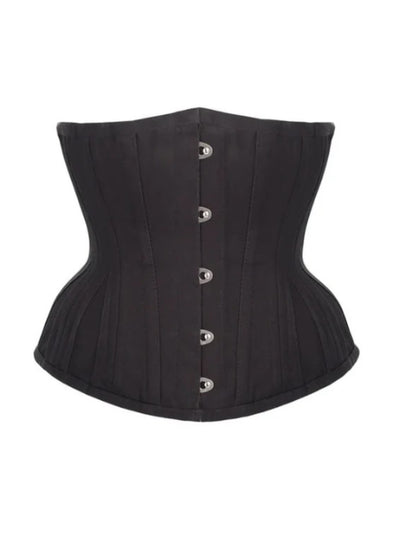 Valeriya Black Underbust Short Corset