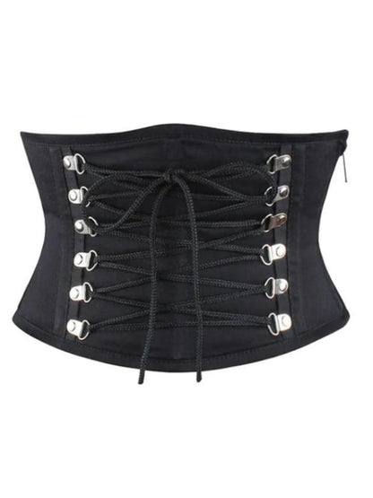 Talulla Metallic Silver Corset Belt