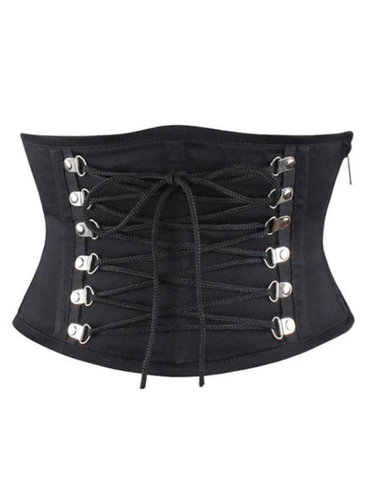 Talulla Metallic Silver Corset Belt