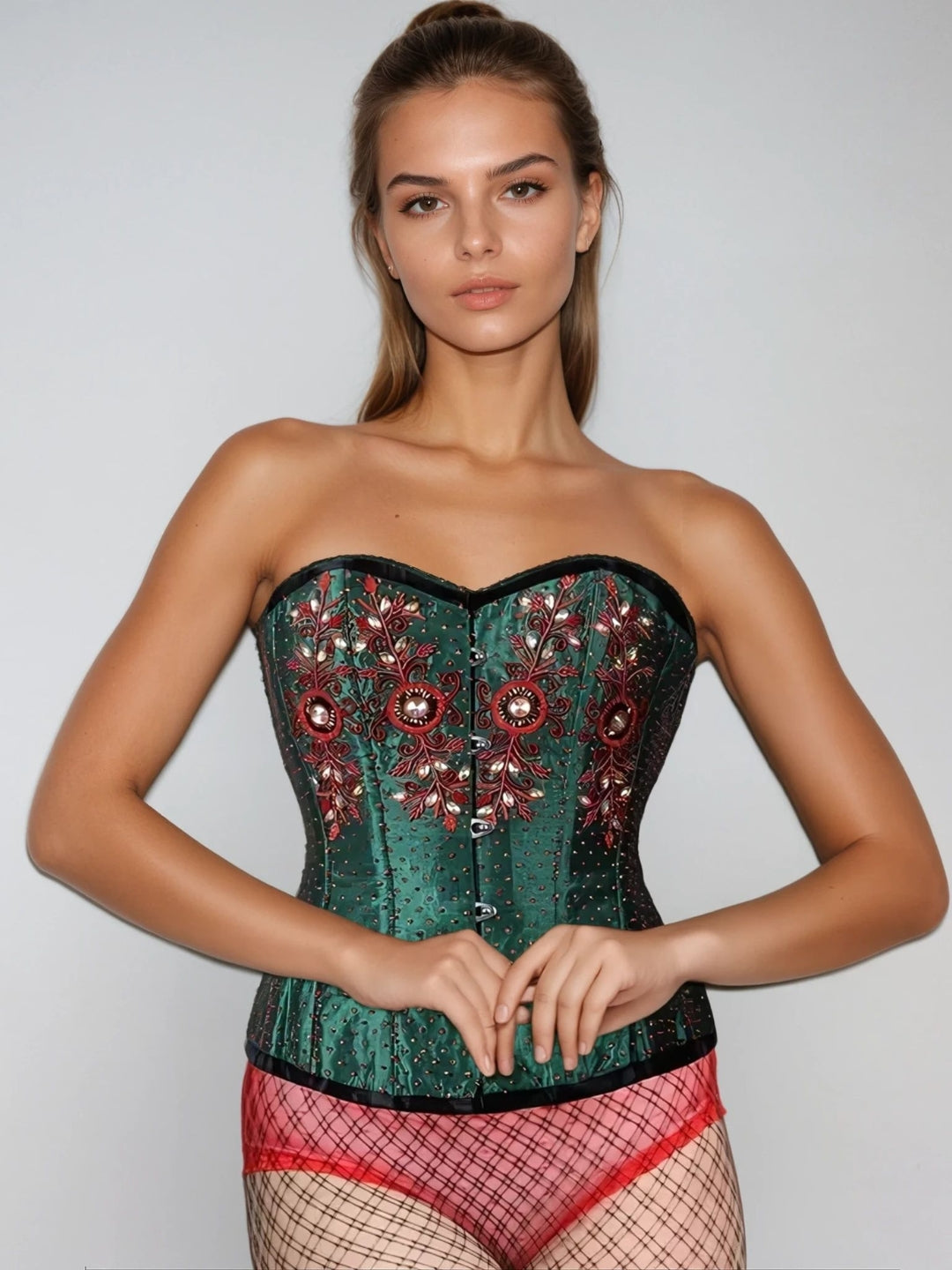 Tempesta Sequined Overbust Corset