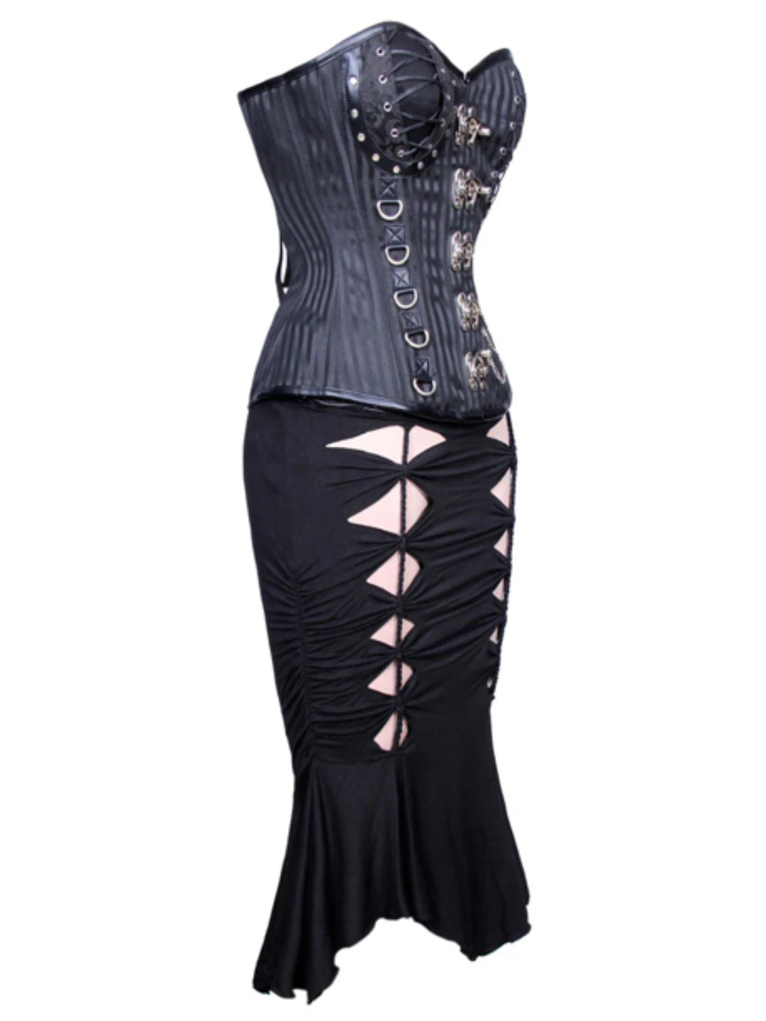 Gothic Charm Authentic Overbust Corset Dress