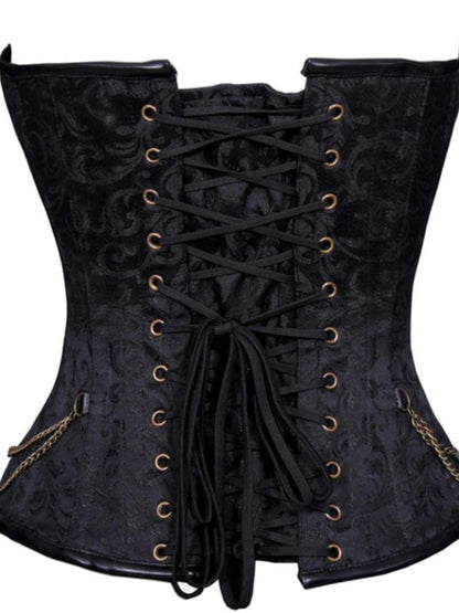 Black Tamiko Overbust Corset