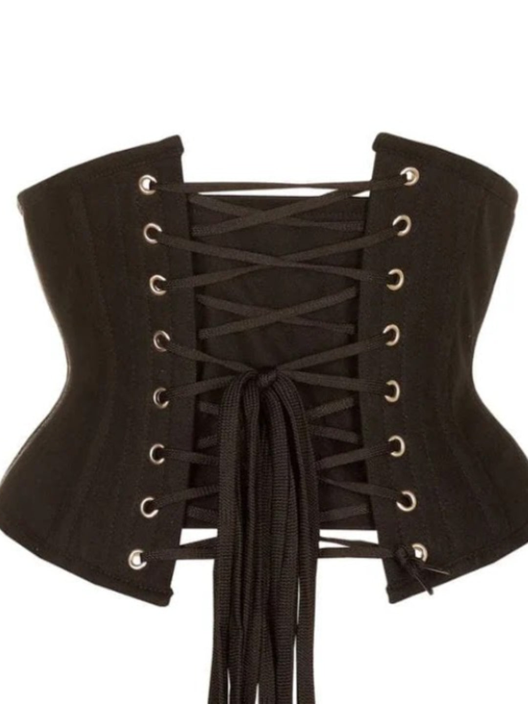 Valeriya Black Underbust Short Corset