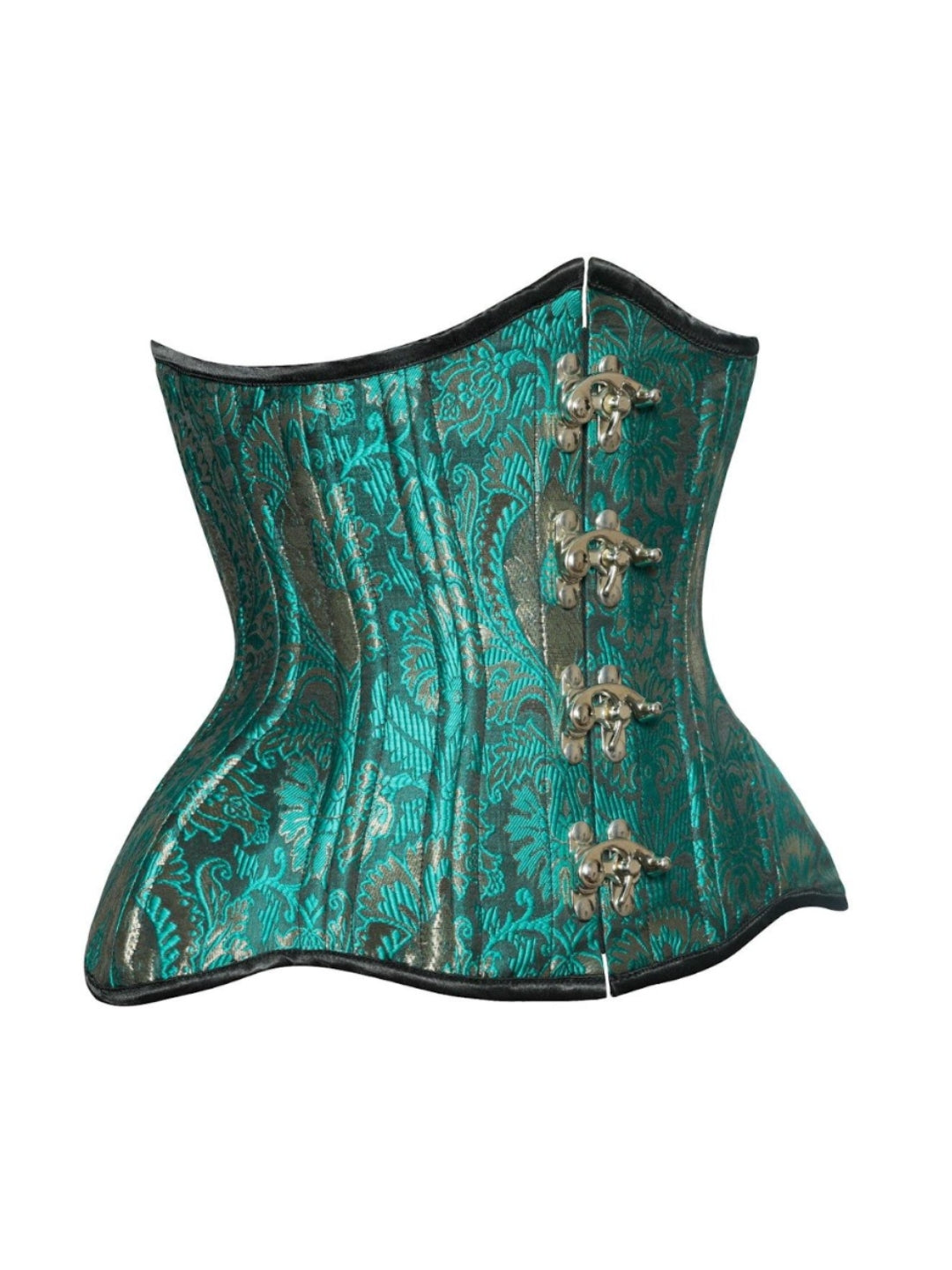 Alyssa Steel Boned Jacquard Waist Training Underbust Corset