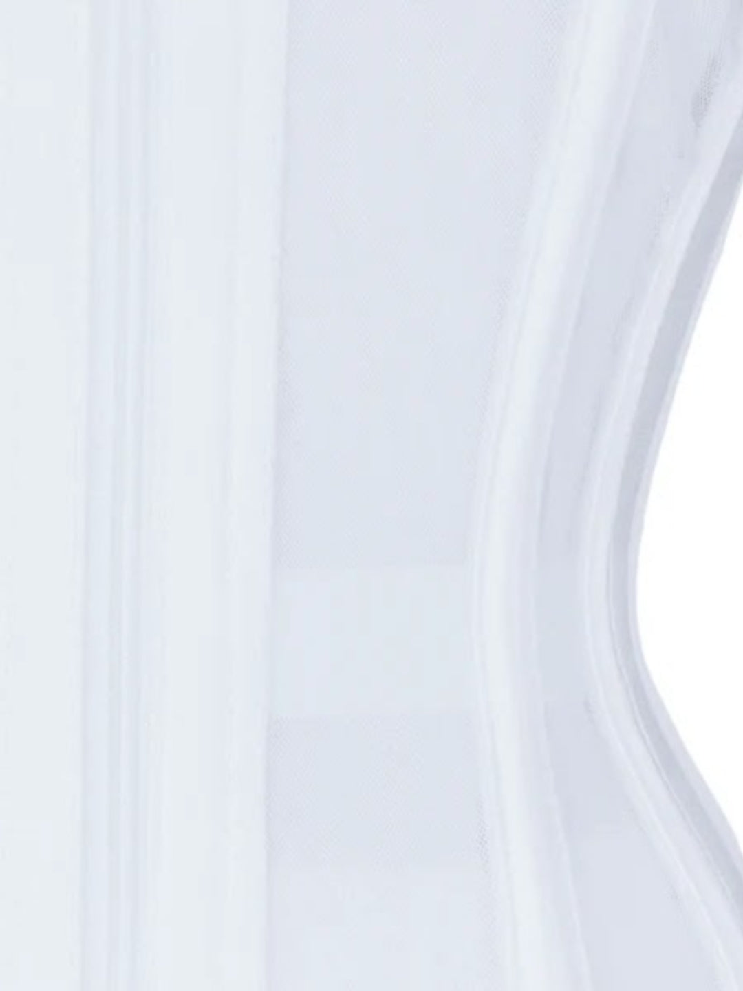 Ivory Soft Mesh Waist-Cinching Underbust Corset