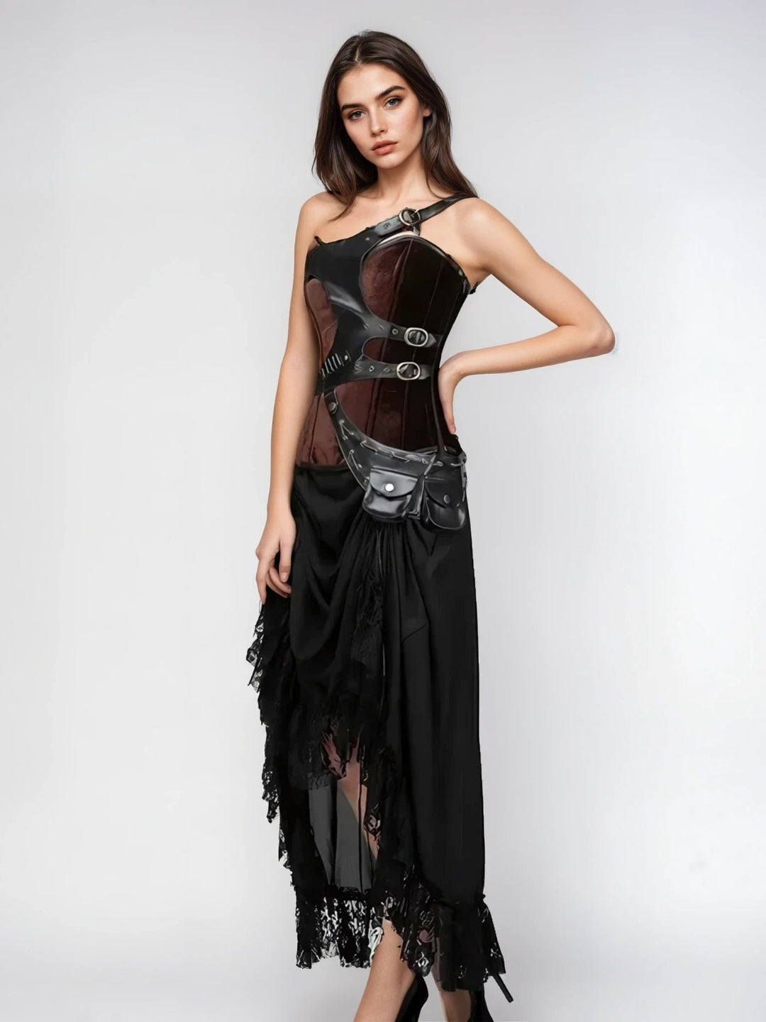 Embrace Steel Boned Punk Corset Dress