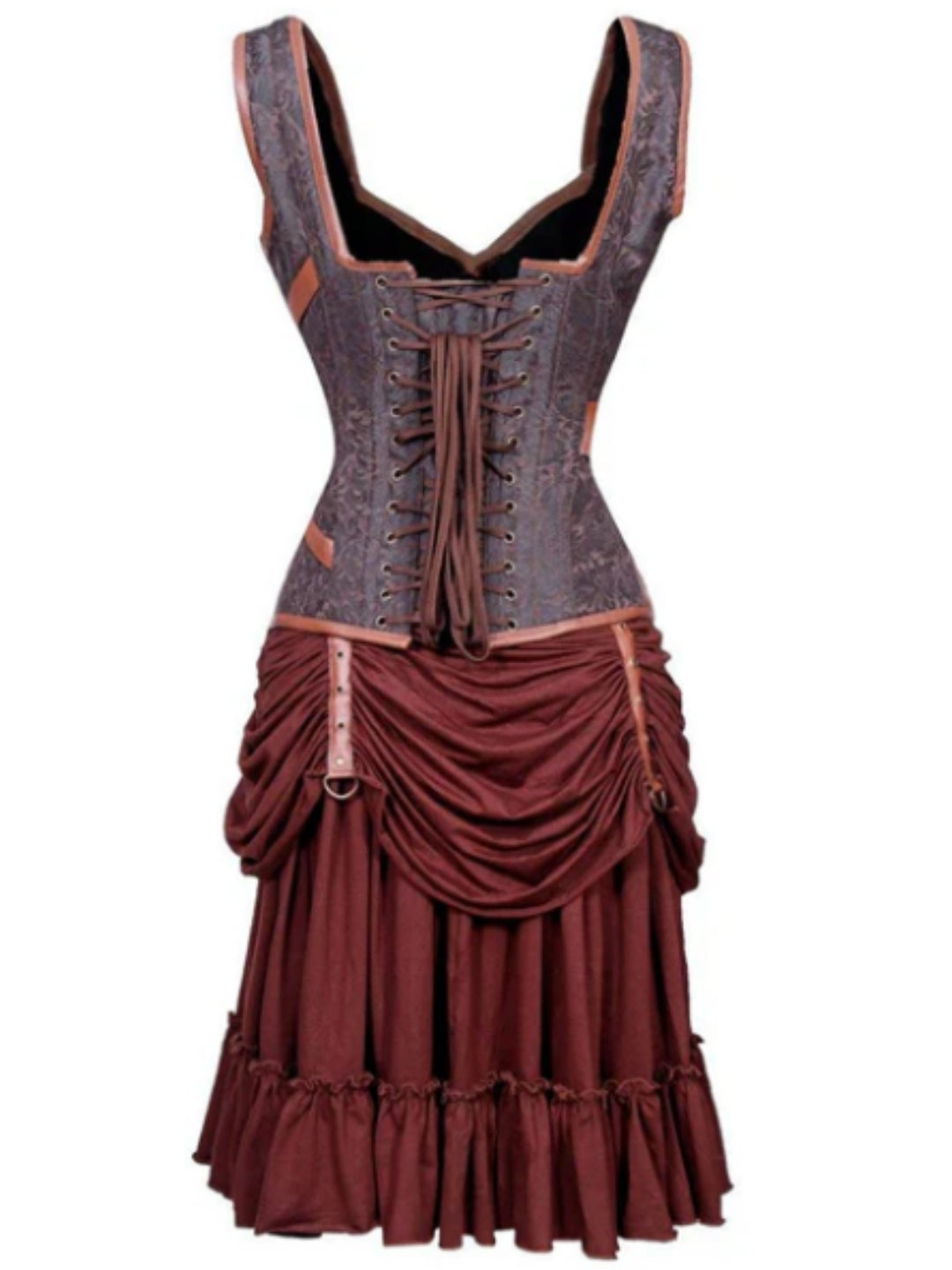 Steampunk Steel Boned Corset Dress