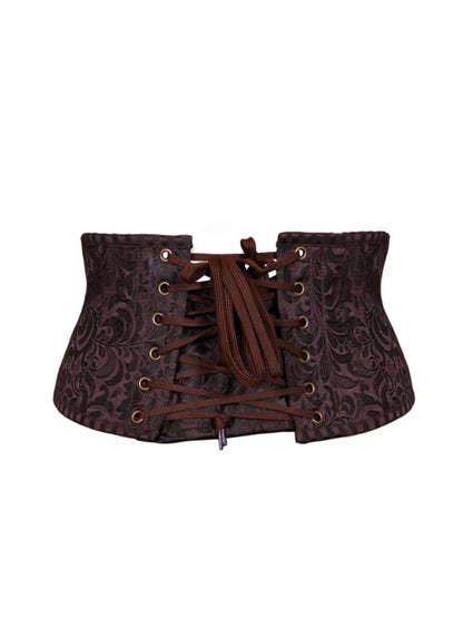 Ignacio Coffee & Black Corset Belt