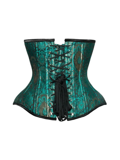 Alyssa Steel Boned Jacquard Waist Training Underbust Corset
