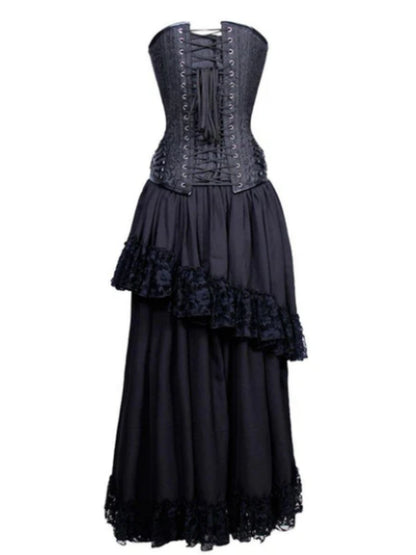 Authentic Jacobina Steel Boned Corset Dress