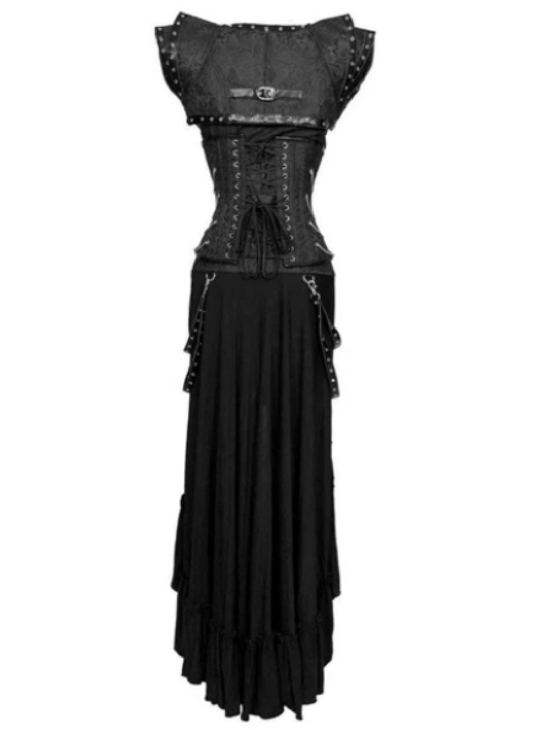 Authentic Gothic Dark Underbust Corset Dress