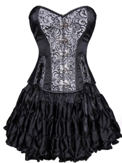 Gothic Jagienka Overbust Corset Dress
