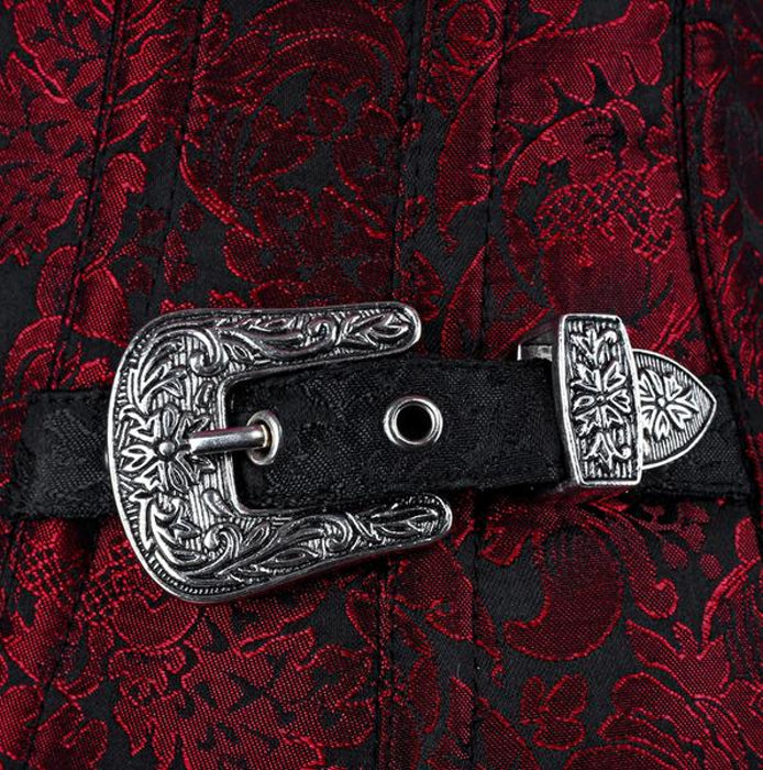 Black/Red Waist Reducing Underbust Corset