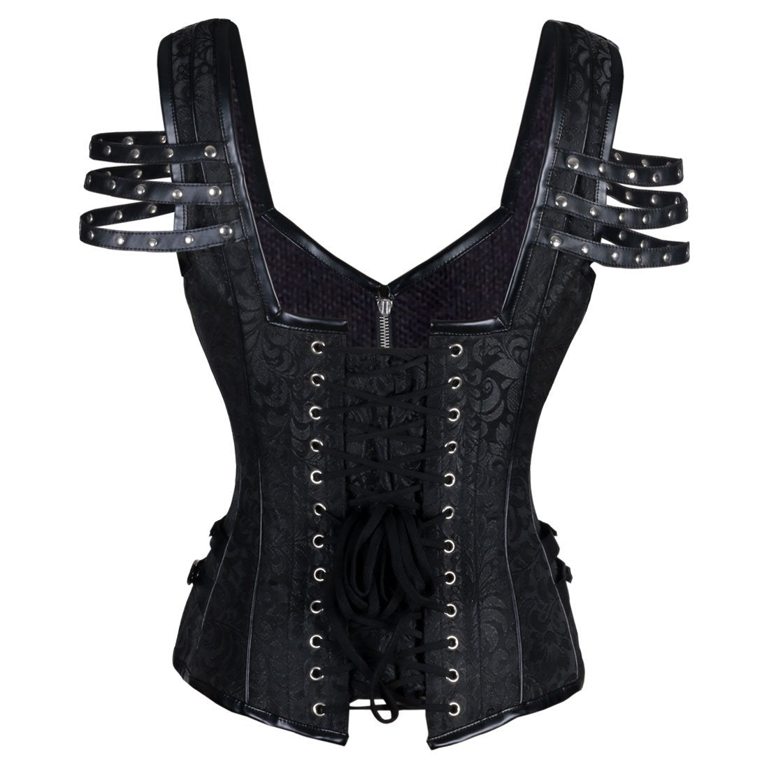 Gothic Authentic Steel Boned Overbust Corset