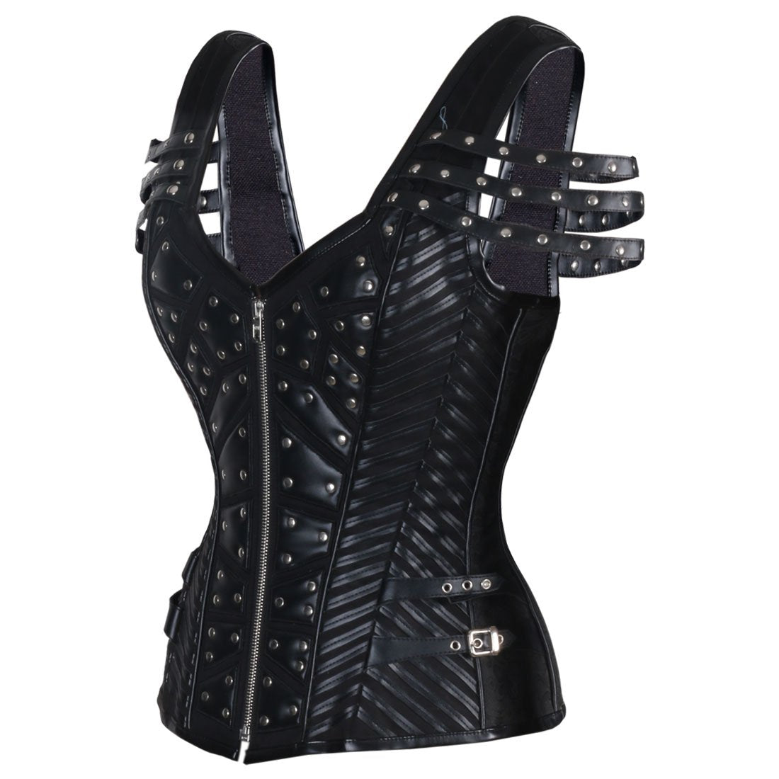 Gothic Authentic Steel Boned Overbust Corset