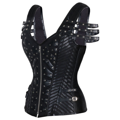 Gothic Authentic Steel Boned Overbust Corset
