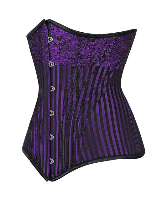 Brocade Authentic Steel Boned Waist Training Underbust Corset