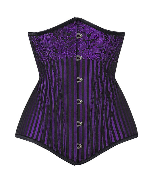 Brocade Authentic Steel Boned Waist Training Underbust Corset