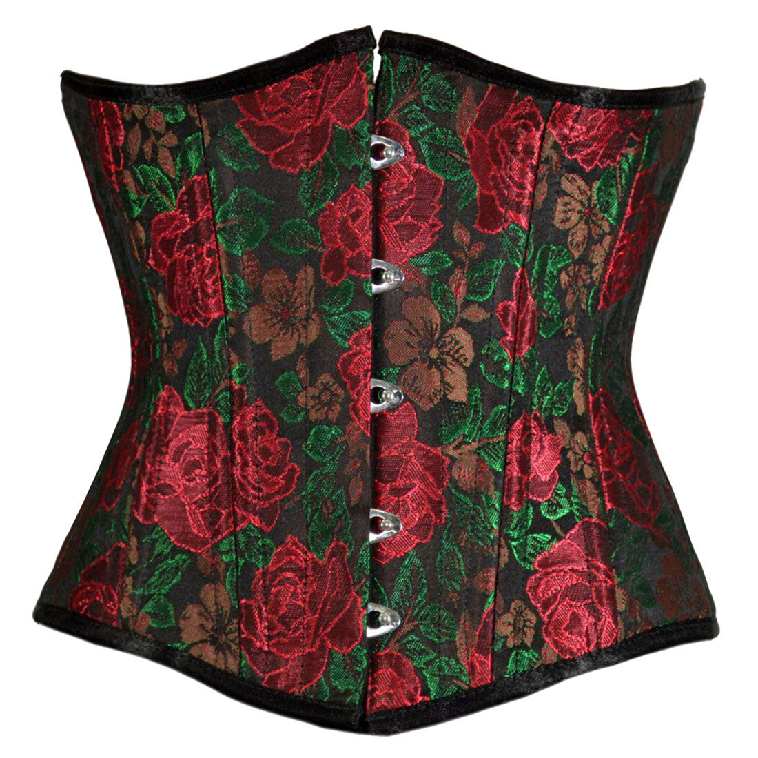 Flower Authentic Steel Boned Waist Training Underbust Corset