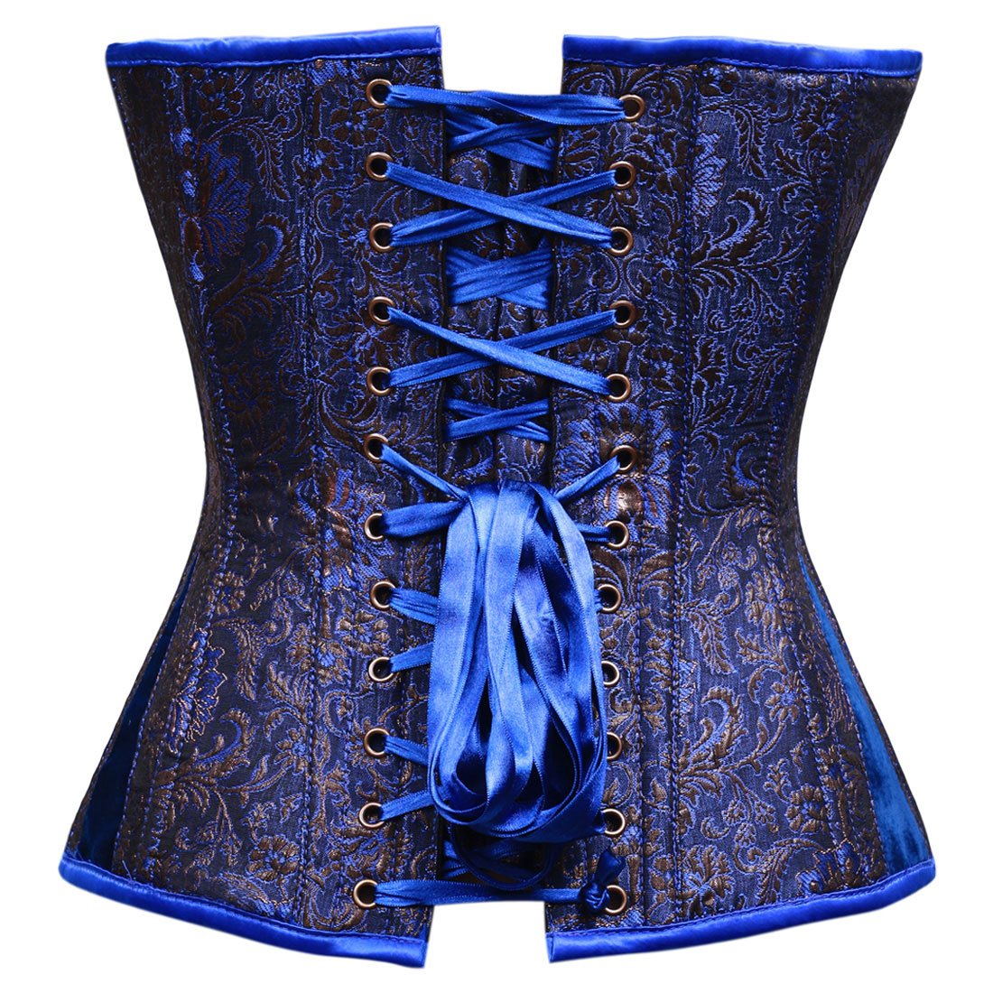 Overbust Corset Blue Jacaqrd